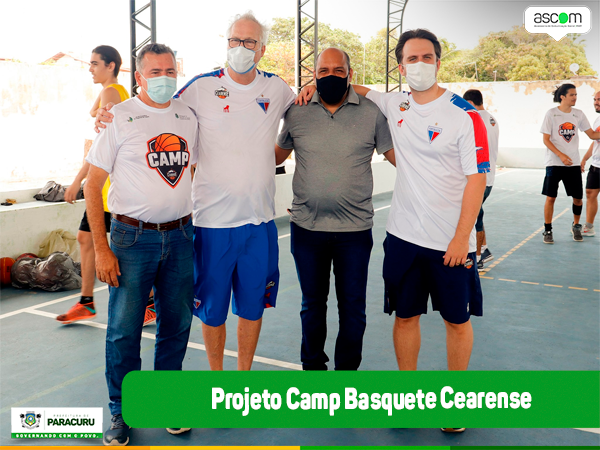 Projeto Camp Basquete Cearense, que percorrerá 12 municípios do estado.