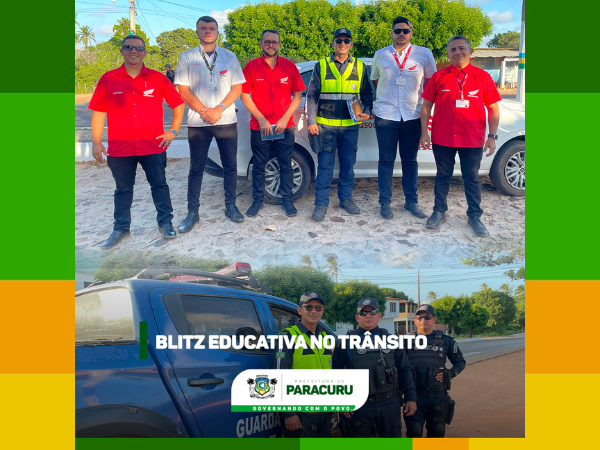 Blitz Educativa no Trânsito